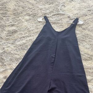 Elegant Navy Wide Leg Jumpsuit